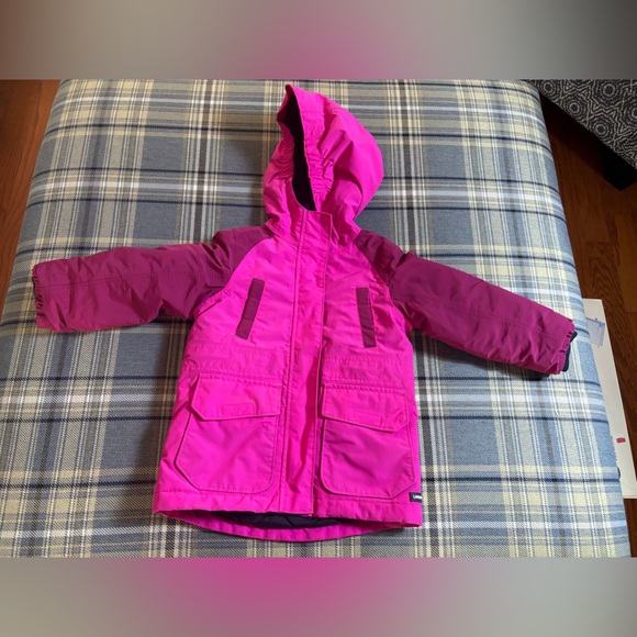 Lands’ End Girls Squall Winter Jacket • 3T • Pink Waterproof Parka 3 in 1 - Picture 1 of 11